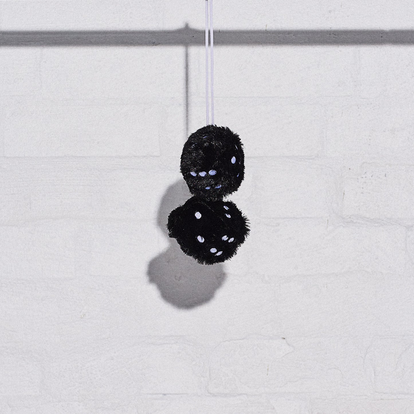 Black Fluffy Dice